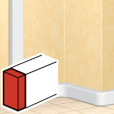 LEGRAND DLP 010708 végzáró 220x65mm villanyszerelés