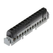 LEGRAND Elosztókapocs fekete 13P csavaros 12csatl./16mm2 1csatl./25mm2 kalapsínre Lexic LEGRAND - 004854 villanyszerelés