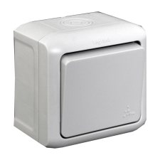 LEGRAND FORIX IP44 FK VÁLTÓKAPCSOLÓ SZÜRKE 10A 250V villanyszerelés