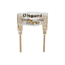 LEGRAND GLIMMLÁMPA ZÖLD 0,5MA 230V *KAP* 775897 villanyszerelés