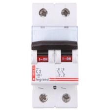 LEGRAND kismegszakító 2P C 10A 6kA TX3 (403526) villanyszerelés