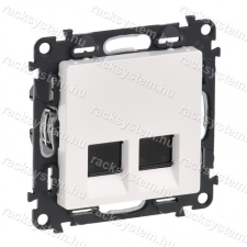 LEGRAND Legrand 753149 Valena Life 2xRJ45 Cat. 6A STP csatlakozóaljzat fehér villanyszerelés
