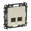 LEGRAND Legrand 753249 Valena Life 2xRJ45 Cat. 6A STP csatlakozóaljzat elefántcsont