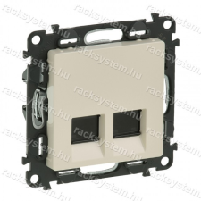 LEGRAND Legrand 753249 Valena Life 2xRJ45 Cat. 6A STP csatlakozóaljzat elefántcsont villanyszerelés