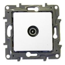 LEGRAND Legrand 764555 Niloé fehér TV csatlakozóaljzat végzáró 10dB villanyszerelés