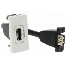 LEGRAND Legrand Program Mosaic HDMI aljzat, 1 modulos, elővezetékezett, fehér villanyszerelés