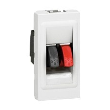 LEGRAND Legrand Program Mosaic hifi aljzat 1m, 2 kivezetés, fehér villanyszerelés