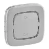 LEGRAND MyHOME (Valena Allure) BE/KI jelölés széles burkolat, aluminium