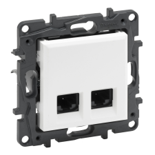 LEGRAND NILOÉ STEP 2xRJ45 Cat.6 STP FEHÉR villanyszerelés