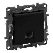  Legrand Niloé Step 863559 RJ45 Cat.5E UTP aljzat, fekete (Legrand 863559) villanyszerelés
