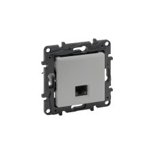 LEGRAND Niloé Step RJ45 Cat.6 UTP aljzat alumínium 863363 villanyszerelés