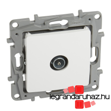 LEGRAND Niloé TV végzáró 1,5 dB körömmel fehér 764551 villanyszerelés