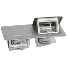 LEGRAND PADLÓDOBOZ POP-UP 6(2×3)MOD.ÜRES ALU villanyszerelés