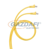LEGRAND patch kábel, RJ45-RJ45, Cat6A, árnyékolt (S/FTP), AWG26, LSZH (LSOH), sárga, d: 6 mm, 8 méter, LCS2