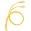 LEGRAND patch kábel, RJ45-RJ45, Cat6A, árnyékolt (S/FTP), AWG26, LSZH (LSOH), sárga, d: 6 mm, 8 méter, LCS2