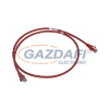 LEGRAND patch kábel, RJ45-RJ45, Cat6A, árnyékolt (S/FTP), AWG27, LSZH (LSOH), piros, d: 6,2mm, 2 méter, LCS2