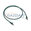 LEGRAND patch kábel, RJ45-RJ45, Cat6A, árnyékolt (S/FTP), AWG27, LSZH (LSOH), zöld, d: 6,2mm, 2 méter, LCS2