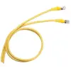 LEGRAND patch kábel, RJ45-RJ45, Cat6A, árnyékolt (S/FTP), AWG27, PVC, sárga, d: 6,2mm, 5 méter, LCS2