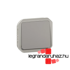  Legrand Plexo 55 váltóérintkezős nyomó 10A, szürke, Legrand 069541L villanyszerelés