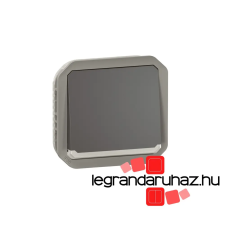  Legrand Plexo 55 váltóérintkezős nyomó jelzőfénnyel 10A, antracit, Legrand 069816L villanyszerelés