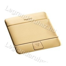 LEGRAND Pop-up felnyíló süllyesztett padlódoboz 3 modul, sárgaréz, üres 054015 villanyszerelés