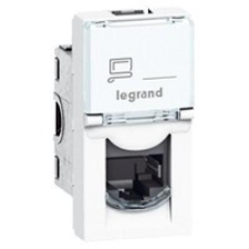 LEGRAND PRMOSAIC TEL.1xRJ45 FTP CAT6 1M FEH villanyszerelés