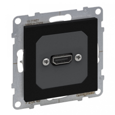  Legrand SUNO 721449 HDMI 1.4 típusú csatlakozóaljzat, fekete burkolattal, keret nélkül villanyszerelés