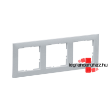 LEGRAND Suno hármas keret alumínium, Legrand 721513 villanyszerelés