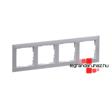 LEGRAND Suno négyes keret szürke, Legrand 721544 villanyszerelés
