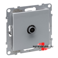 LEGRAND Suno TV aljzat, átmenő, 14 dB alumínium, Legrand 721365 villanyszerelés