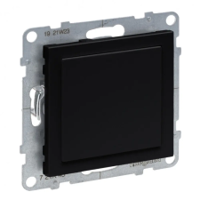 LEGRAND Suno vakfedél Program Mosaic adapterrel, fekete, Legrand 721443 villanyszerelés