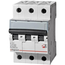 LEGRAND TX3 kismegszakító 3P 40A D 6000A/6kA (403759) villanyszerelés