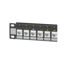 LEGRAND Üres patch panel fém kábeltartóval villanyszerelés