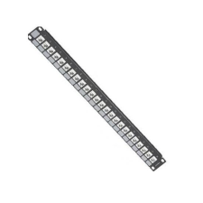LEGRAND Üres patch panel műanyag kábeltartóval villanyszerelés