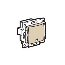 LEGRAND Valena 1 pólusú nyomó csengőjellel (250V~/10AX) elefántcsont villanyszerelés