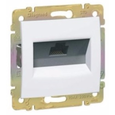 LEGRAND Valena 1xRJ45 UTP Cat6 aljzat,csavaros fehér (774242) villanyszerelés