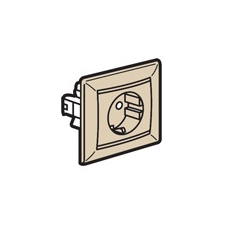 LEGRAND Valena 2P+F csatlakozóaljzat komplett, elefántcsont villanyszerelés