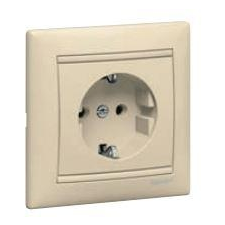 LEGRAND Valena 2P+F dugalj elefántcsont villanyszerelés