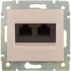 LEGRAND Valena 2xRJ45 informatikai csatlakozóaljzat Cat.6A STP, elefántcsont