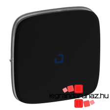 LEGRAND Valena Allure Egypólusú kapcsoló burkolat jelzőfénnyel Fekete 755088 villanyszerelés