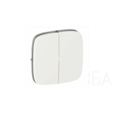 LEGRAND Valena Allure kettős burkolat kapcsolókhoz 755025 villanyszerelés