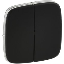 LEGRAND Valena Allure Kettős Kapcsoló Burkolat, Fekete 755028-Legrand villanyszerelés