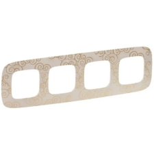 LEGRAND Valena Allure Négyes Keret, Arany Dekor 754354-Legrand villanyszerelés