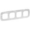 LEGRAND Valena Allure Négyes Keret, Króm Dekor 754344-Legrand