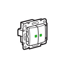 LEGRAND Valena csillár kapcsoló jelzőfény (250V~/10AX) fehér villanyszerelés