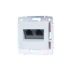 LEGRAND Valena fehér 2xRJ45 LCS2 Cat5e UTP aljzat (774239) (l774239) villanyszerelés