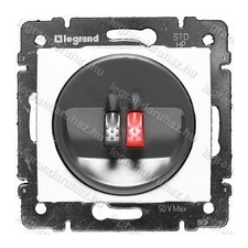 LEGRAND Valena hangszórócsatlakozó 2 kivezetéssel, fehér 774223 villanyszerelés