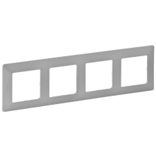 LEGRAND Valena Life keret 4-es, tetszőleges alumínium (754134) villanyszerelés