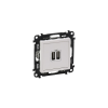 LEGRAND Valena Life kettős USB töltőaljzat beépített tápegységgel - 5V - 1500 mA fehér (753112) (753112)