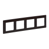 LEGRAND Valena Life négyes keret wenge dekor 754174